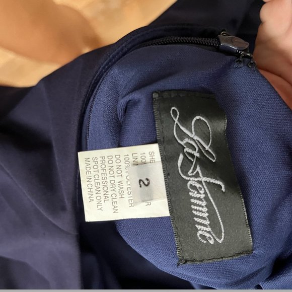 Neiman Marcus open back jersey gown Size 2 - Picture 5 of 6